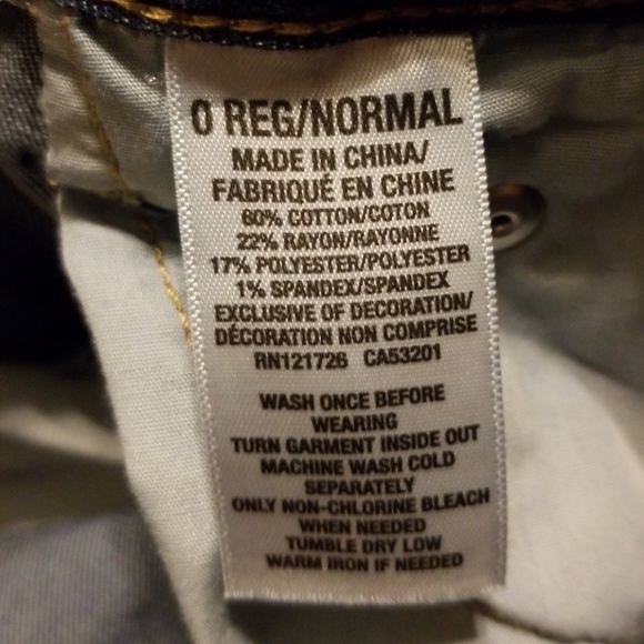 Aeropostale curvy/skinny denim jeans - Picture 6 of 7